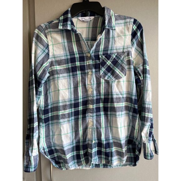 Old Navy Tops - Old Navy Women's S Flannel Shirt Plaid Button Front Soft Winter Top